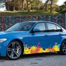 Multicolored Paint Stains Blur Full Color Car Decal Sticker KC-312 FRST