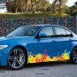 Multicolored Paint Stains Blur Full Color Car Decal Sticker KC-312 FRST
