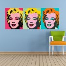 Woman Portrait Marilyn Monroe Full Color Wall Decal Sticker AN-38 FRST