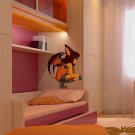 Flying Hero Anime Cartoon Full Color Wall Decal Sticker AN-528 FRST