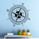 Compass Nautical Wall Decal Wind Rose Home Kids Room Art Decor Vinyl Murals AM3