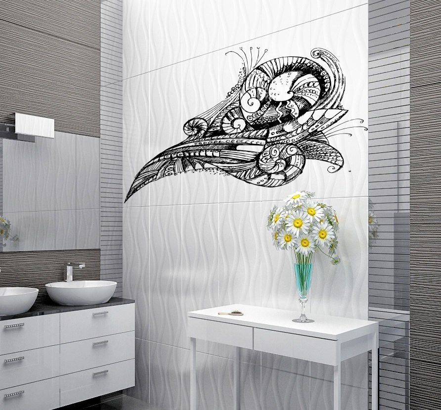 Shell conch ocean sea Kids Room Children Stylish Wall Art Sticker Decal 8866