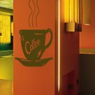A restaurant coffee Tea coffee ice cream cake Stylish Wall Art Sticker Decal9145