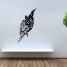 Wall Decor Vinyl Decal Sticker Yin Yang Wings Feathers tz520