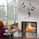Wall Decor Vinyl Decal Sticker Kissing Couple tz972