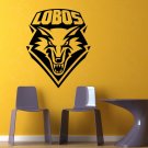 NCAA Wall Mural Vinyl Sticker GYM SPORTS LOGO Emblem New Mexico Lobos DA3086