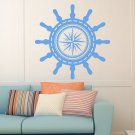 Wall Decal Wheel Compass Nautical Kids Bedroom Decor Vinyl Sticker Murals AM63