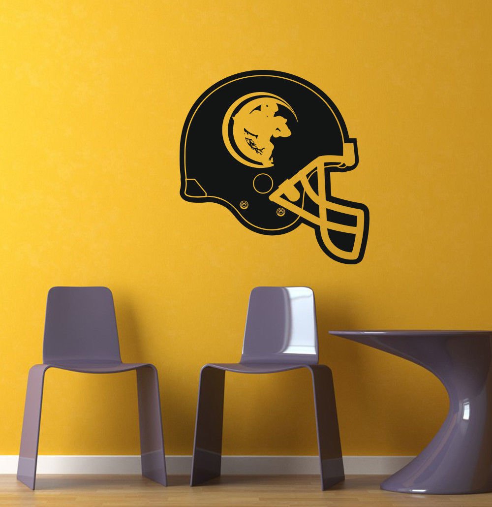 NCAA Wall Mural Vinyl Sticker GYM SPORTS LOGO EMBLEM HELMET POWER DA2828