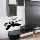Anime Boy with a guitar musician Kids Room Stylish Wall Art Sticker Deca 10159-2