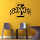 NCAA Wall Mural Vinyl Sticker SPORTS LOGO Emblem Iowa State Cyclones DA2880