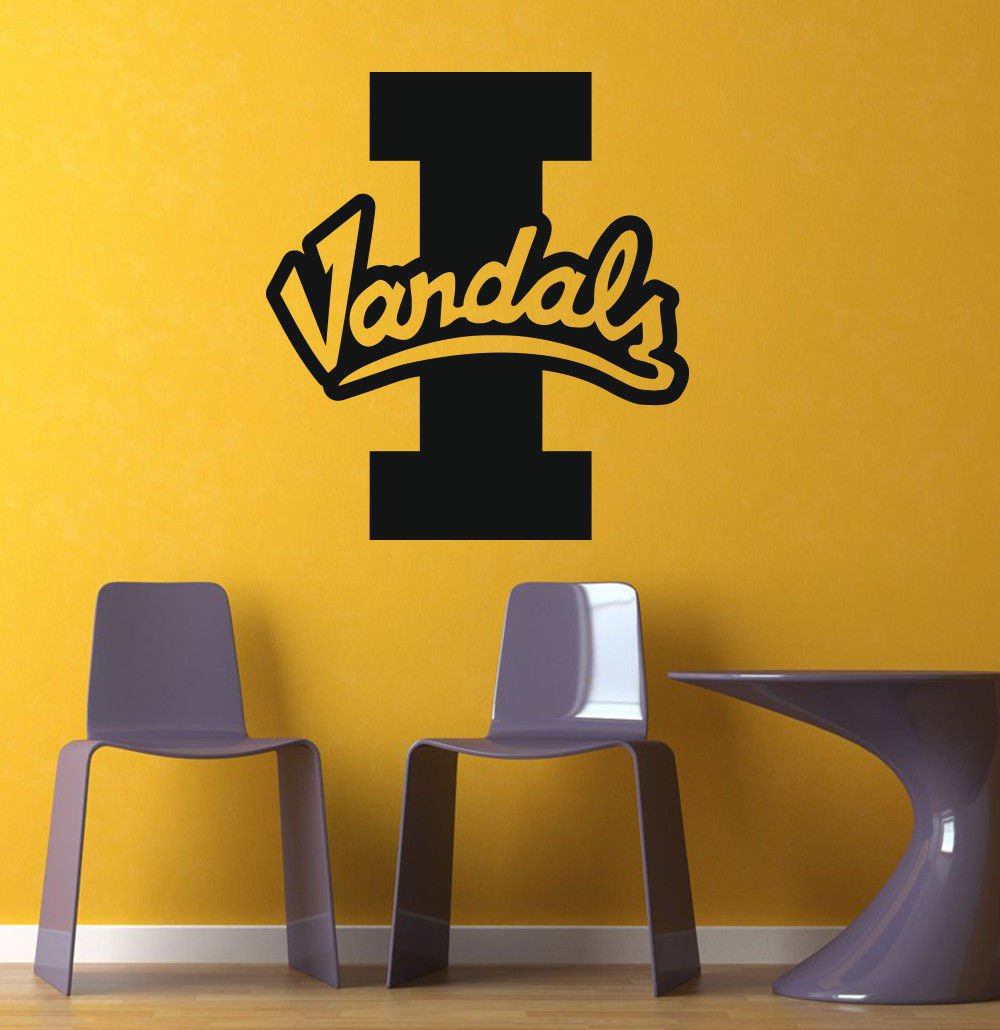 NCAA Wall Mural Vinyl Sticker Gym SPORTS LOGO Emblem Team Idaho Vandals DA2912