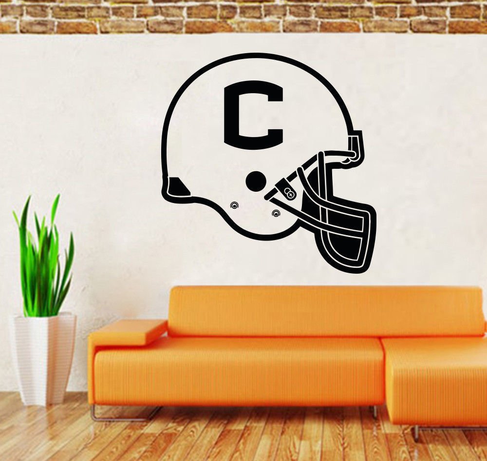 NCAA Wall Mural Vinyl Sticker GYM SPORTS LOGO EMBLEM TEAM HELMET C DA2717