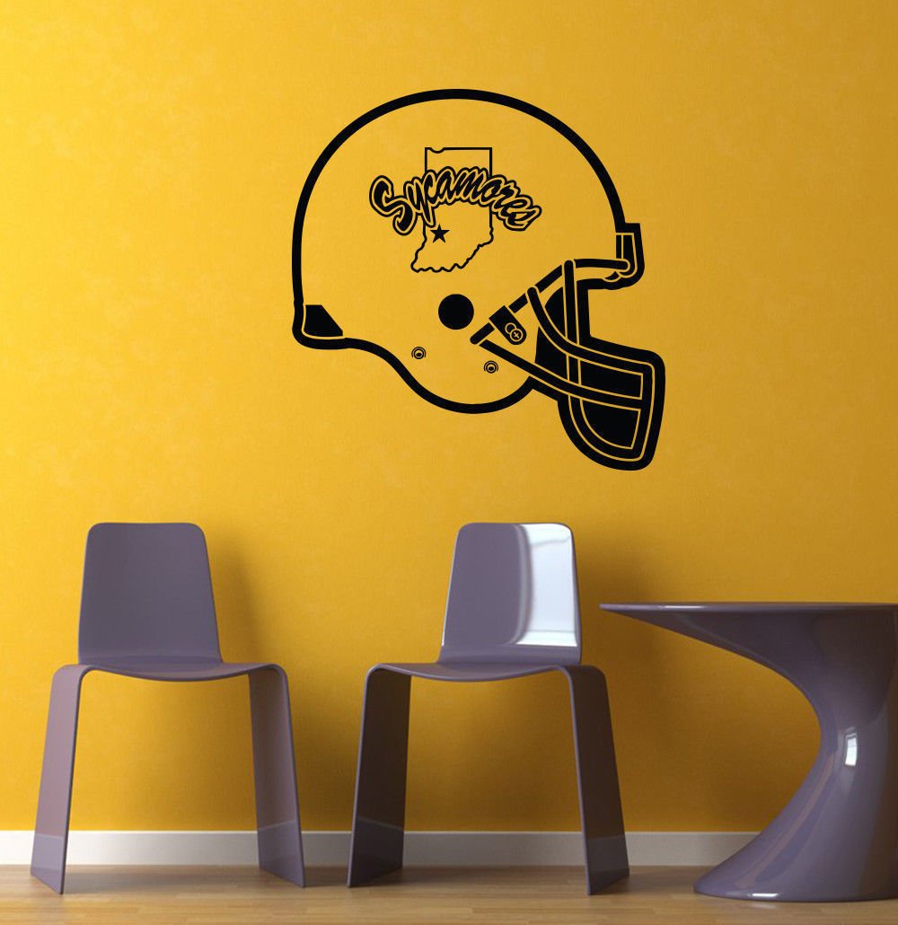 NCAA Wall Mural Vinyl Sticker SPORTS LOGO Team Indiana State Sycamores DA2897