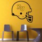 NCAA Wall Mural Vinyl Sticker Gym SPORTS LOGO Helmet Kansas Jayhawks DA2966