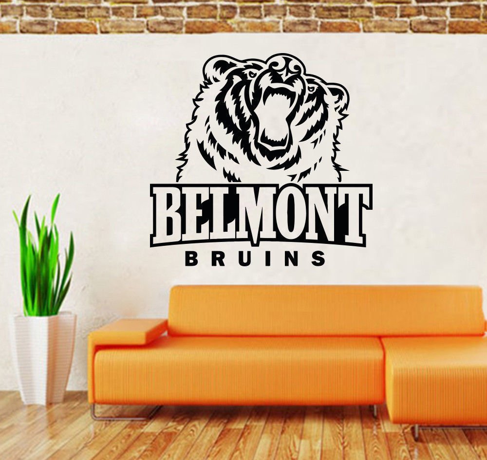 NCAA Wall Mural Vinyl Sticker GYM SPORTS TEAM LOGO BELMONT BRUINS DA2701