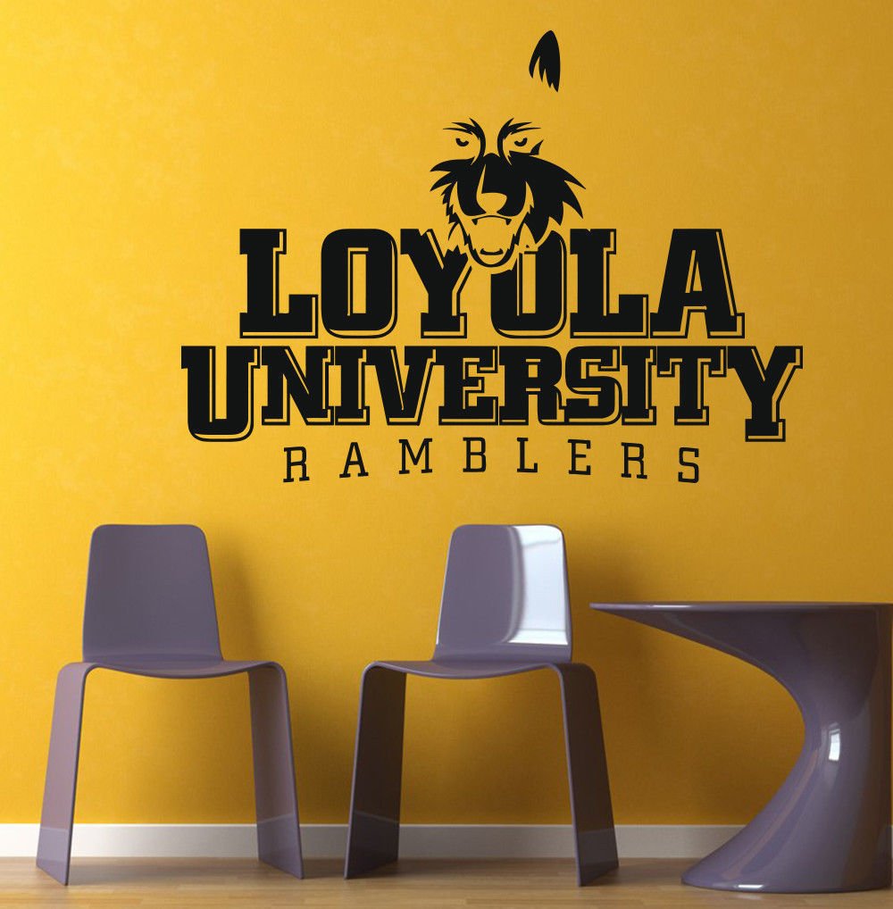NCAA Wall Mural Vinyl Sticker Gym SPORTS Emblem Team Loyola Ramblers DA2923