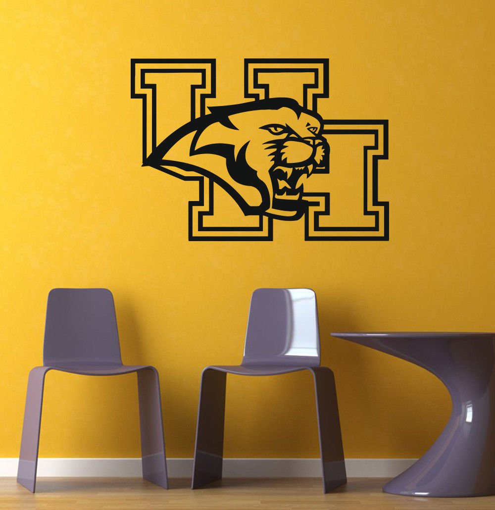 NCAA Wall Mural Vinyl Sticker GYM SPORTS LOGO TEAM HOUSTON EMBLEM DA2821