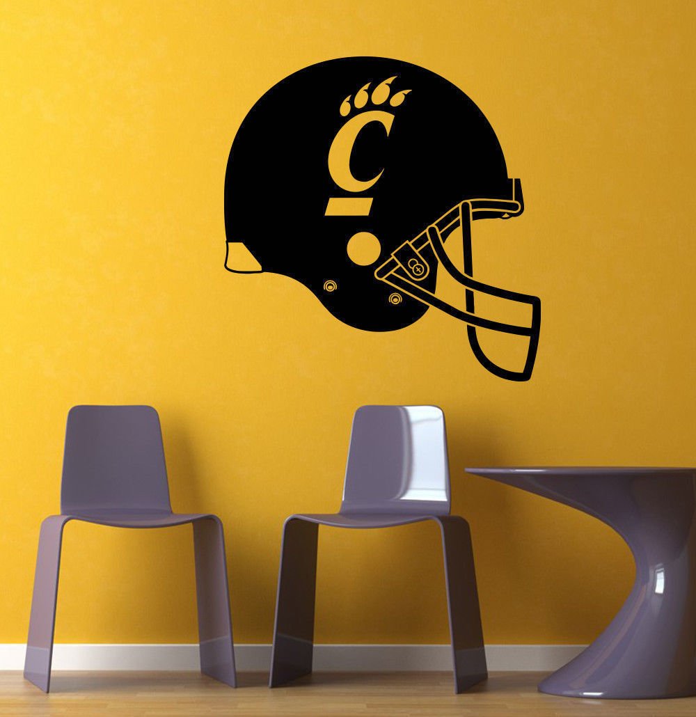 NCAA Wall Mural Vinyl Sticker GYM SPORTS LOGO TEAM HELMET BEARCATS DA2740
