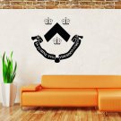 NCAA Wall Mural Vinyl Sticker GYM SPORTS LOGO TEAM EMBLEM CROWN DA2719