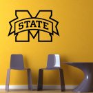 NCAA Wall Mural Vinyl Sticker GYM SPORTS LOGO Mississippi State Bulldogs DA3031