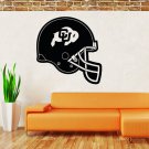NCAA Wall Mural Vinyl Sticker GYM SPORTS LOGO EMBLEM TEAM HELMET CU DA2726