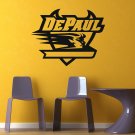 NCAA Wall Mural Vinyl Sticker GYM SPORTS LOGO EMBLEM TEAM DE PAUL DA2797