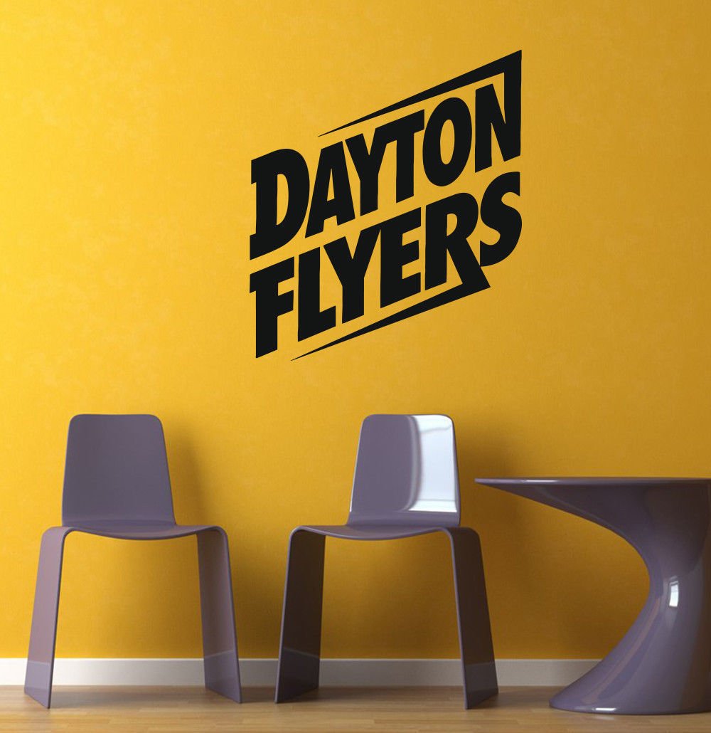 NCAA Wall Mural Vinyl Sticker GYM SPORTS LOGO EMBLEM TEAM DAYTON FLYERS DA2810