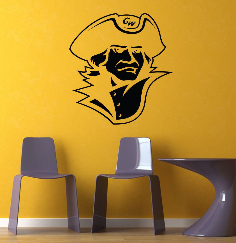 NCAA Wall Mural Vinyl Sticker GYM SHOP SPORTS LOGO TEAM COLONIALS DA2850