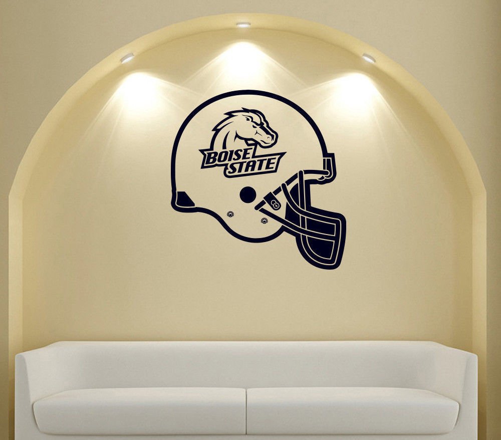 NCAA Wall Mural Vinyl Sticker GYM SHOP SPORTS HELMET LOGO TEAM BOISE ST DA2689