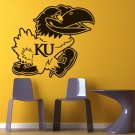 NCAA Wall Mural Vinyl Sticker Gym SPORTS LOGO Emblem Team Kansas Jayhawks DA2969