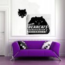 Wall Mural Vinyl Sticker Decal GYM SPORTS TEAM LOGO NCAA BEARCATS DA2563