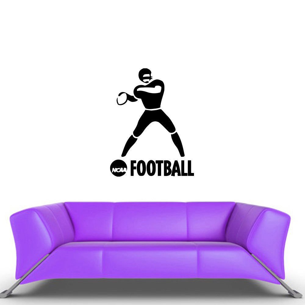 Wall Mural Vinyl Sticker Decal GYM SPORTS LOGO FOOTBALL ASSOCIATION NCAA DA2429