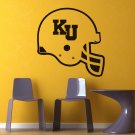 NCAA Wall Mural Vinyl Sticker Gym SPORTS LOGO Helmet Team Kansas Jayhawks DA2968