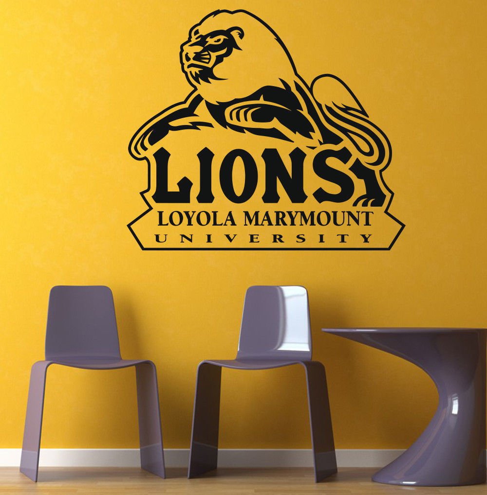 NCAA Wall Mural Vinyl Sticker Gym SPORTS Emblem Loyola Marymount Lions DA2925