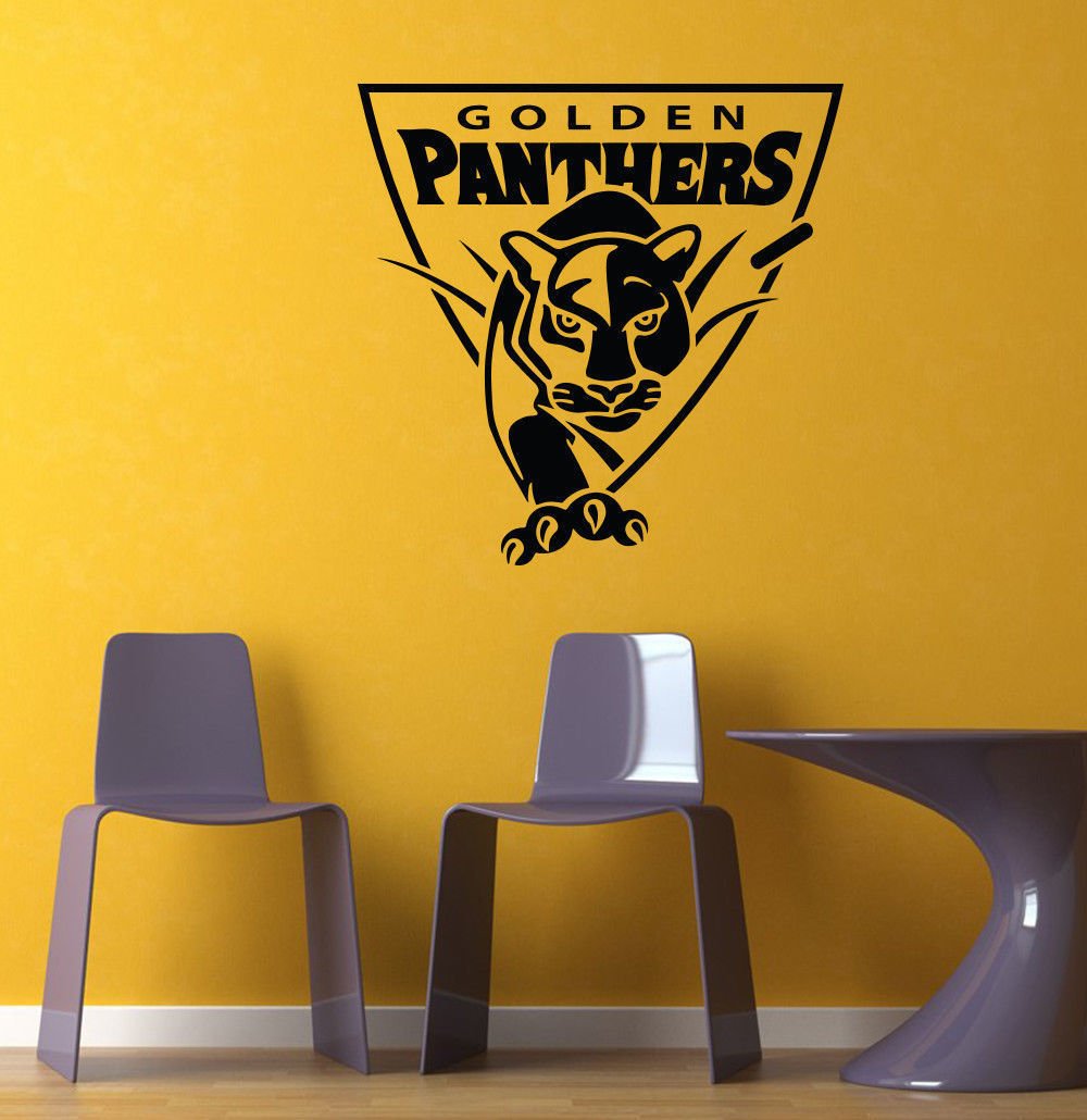 NCAA Wall Mural Vinyl Sticker GYM SPORTS LOGO TEAM EMBLEM GOLDEN PANTHERS DA2866