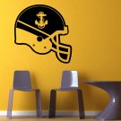 NCAA Wall Mural Vinyl Sticker GYM SPORTS LOGO Helmet Navy Midshipmen DA3048
