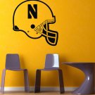 NCAA Northwestern Wildcats Team GYM SPORTS LOGO Wall Mural Vinyl Sticker DA3105