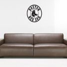 Wall Sticker Decal American Baseball MLB Team Logo Boston Red Sox Gm0773