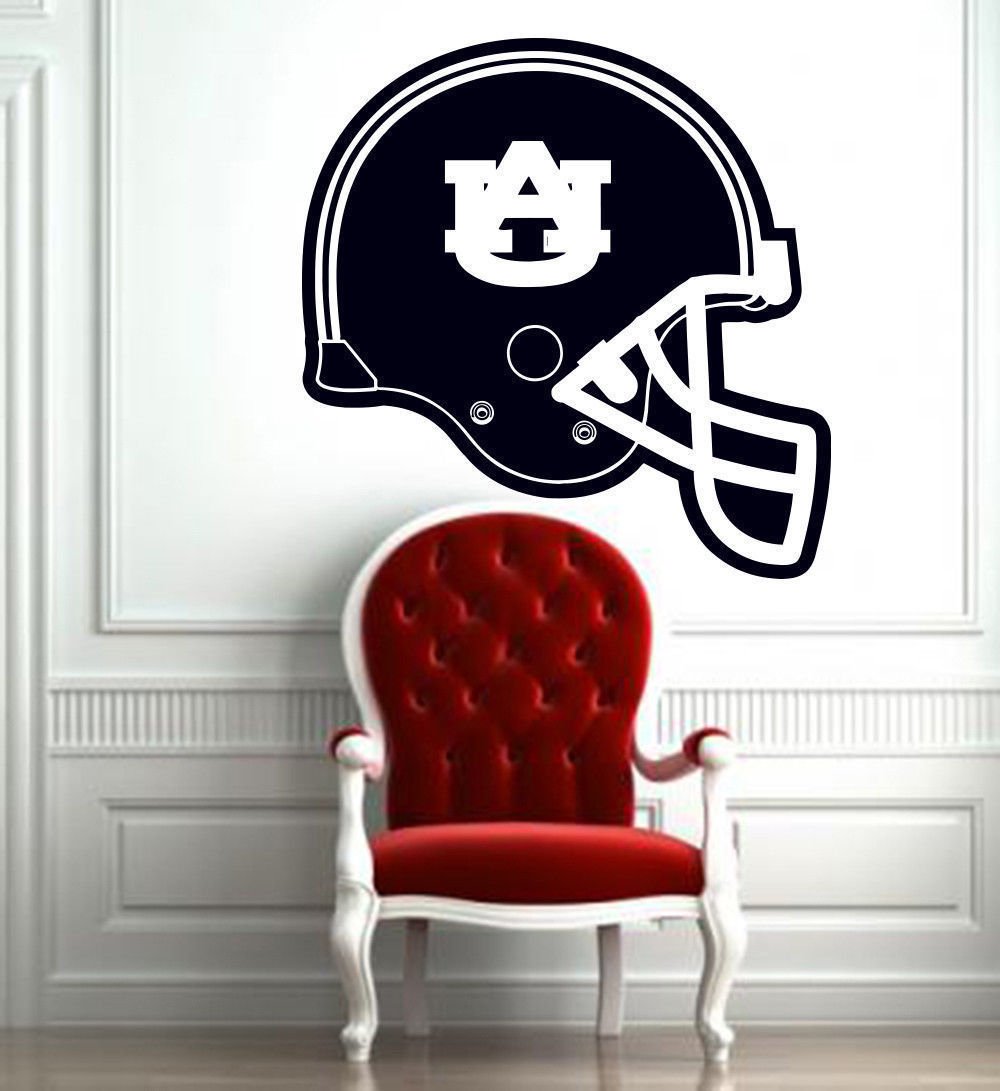 NCAA Wall Mural Vinyl Sticker Decal SPORT SHOP SPORTS HELMET LOGO DA2636