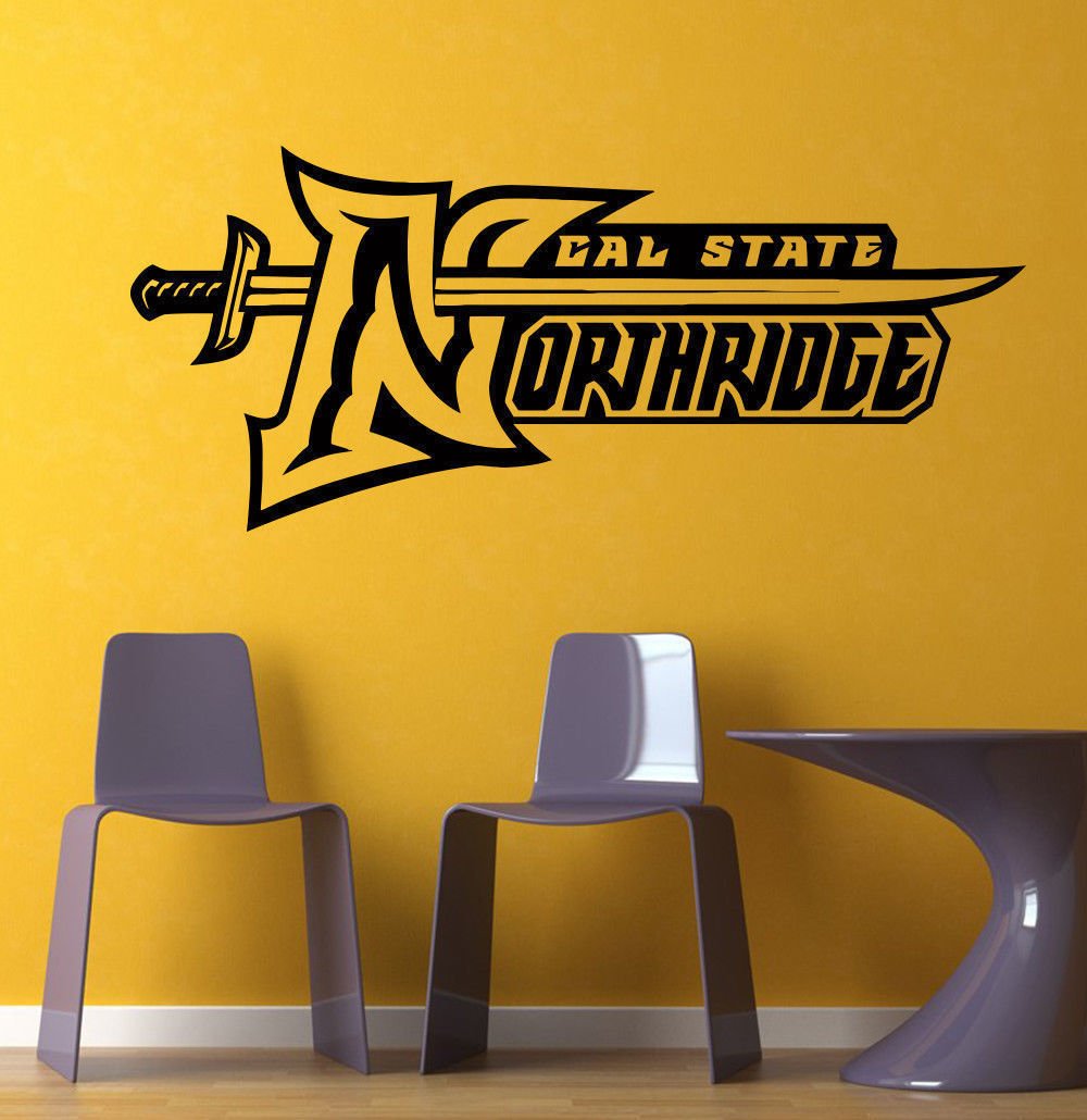 NCAA Wall Mural Vinyl Sticker GYM SPORTS LOGO EMBLEM TEAM NORTRIDGE CAL DA2760