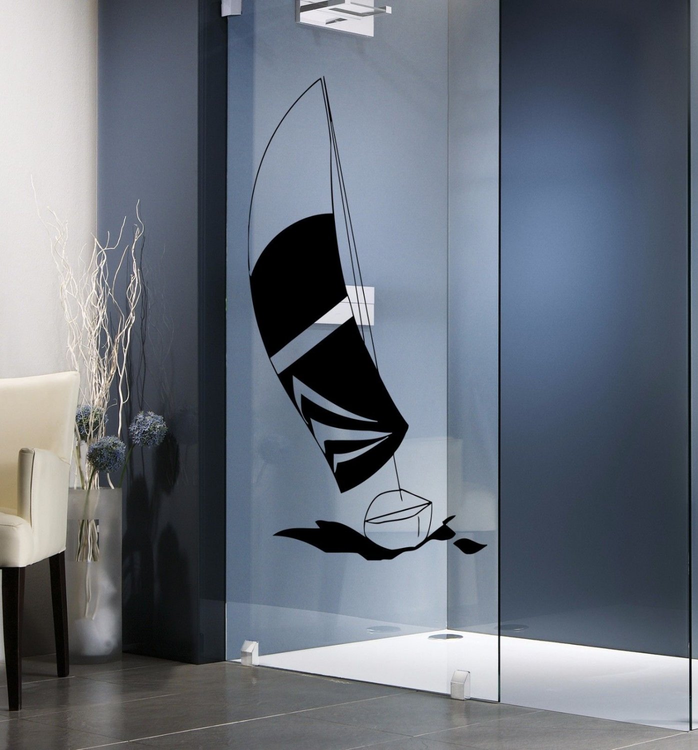 Ocean shell ship wave sailfish Kids Room Stylish Wall Art Sticker Decal 9754