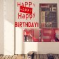 Happy Birthday congratulations celebration Stylish Wall Art Sticker Decal 9386