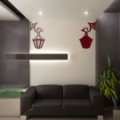 Lamp lighting lamp vintage Kids Room Children Stylish Wall Art Sticker Decal9349
