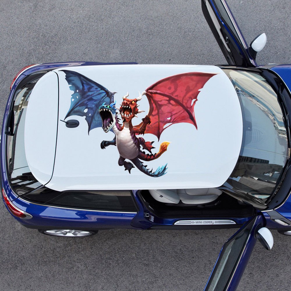 Dragon Myth Monster Wings Full Color Car Decal Sticker KR-160 FRST