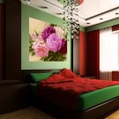 Bouquet Of Peonies Flowers Beauty Full Color Wall Decal Sticker AN-692 FRST