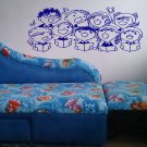 Christmas choir song music Kids Room Children Stylish Wall Art Sticker Decal8894