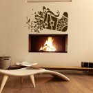 Christmas gift stocking snow Kids Room Stylish Wall Art Sticker Decal 8886