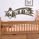 Merry Christmas Jesus star Kids Room Children Stylish Wall Art Sticker Decal8932