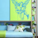 Angel flower deity God Kids Room Children Stylish Wall Art Sticker Decal 9186