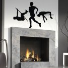 Athletics sport jumping athlete Kids Room Stylish Wall Art Sticker Decal 9620
